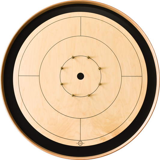 The Tracey Black Board - Tournament Style Crokinole Board Game Set (Meets NCA Standards)