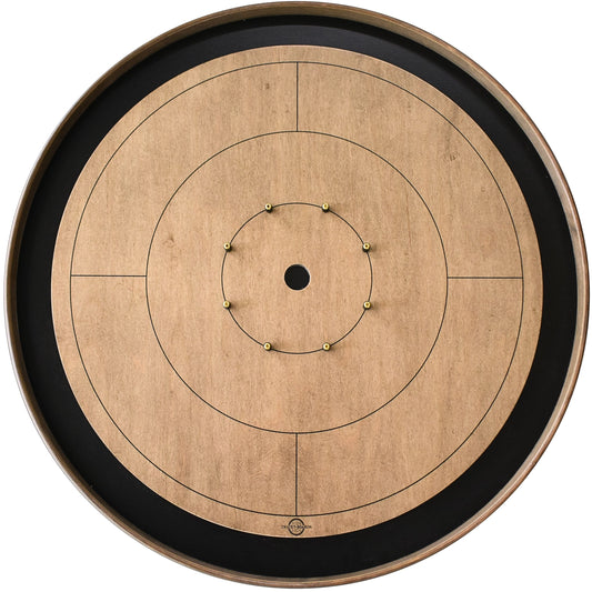 The Tracey Gray Rock Board - Tournament Style Crokinole Board Game Set (Meets NCA Standards)