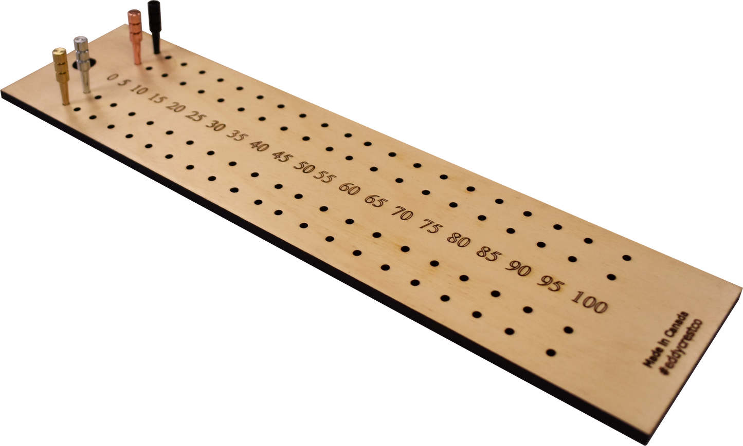 Rastreador de puntos Crokinole para 4 jugadores