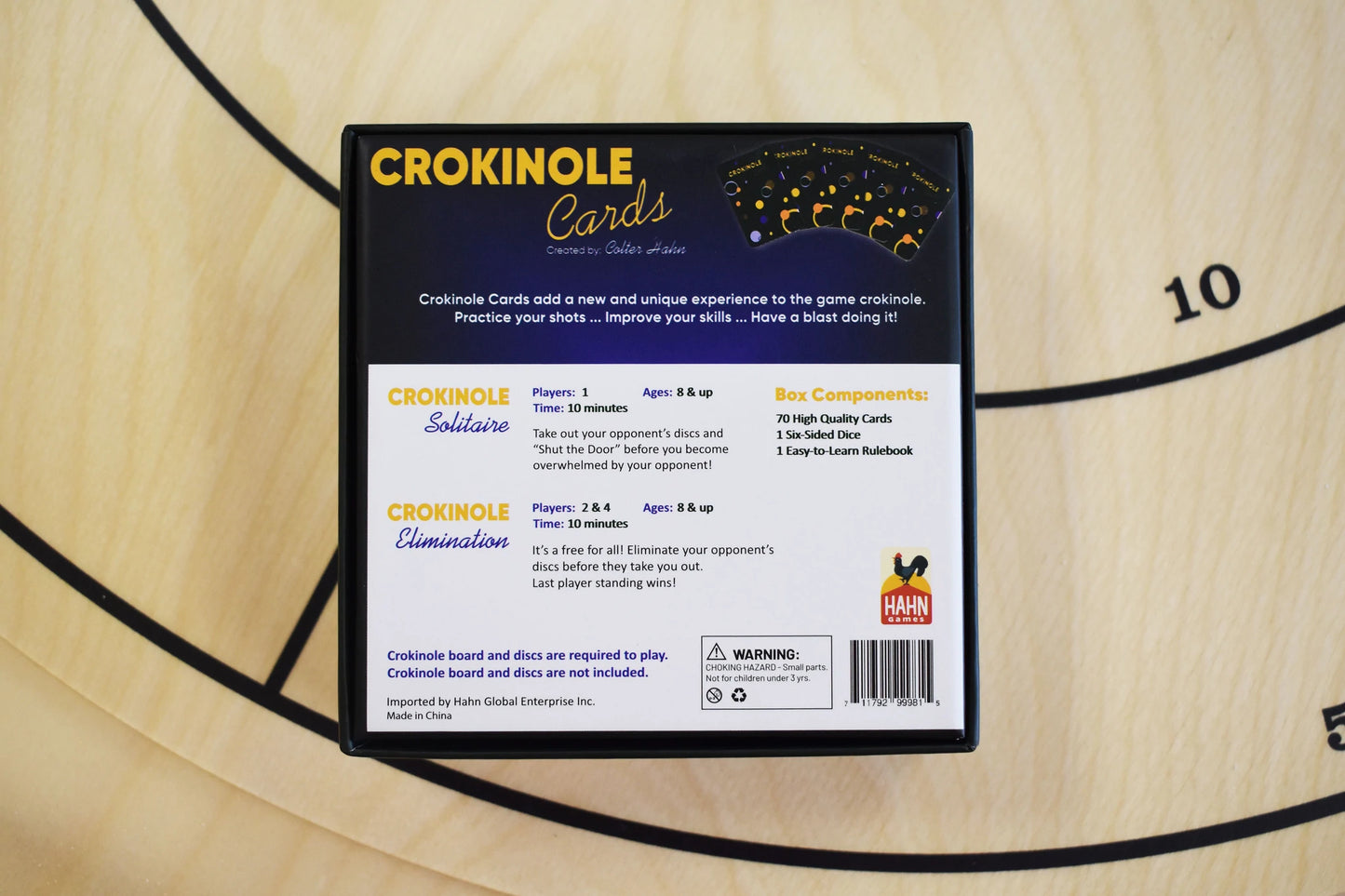 Jeu de cartes Crokinole