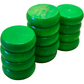13 disques Crokinole noirs (demi-ensemble)