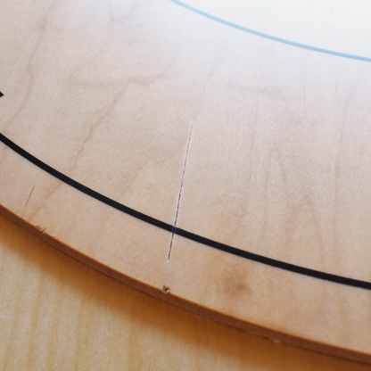 Le rail de luxe en noyer