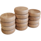 13 Mini Natural Crokinole Discs - Half Set (Matte Finish)