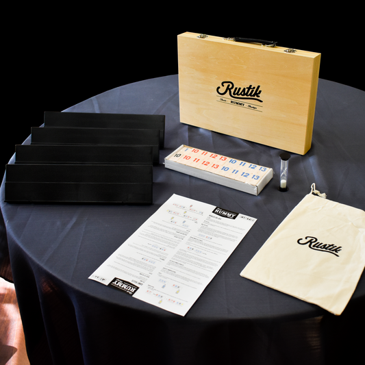 Deluxe Rummy in Wooden Case with Handle