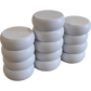 13 Mini White Crokinole Discs - Half Set (Shiny Finish)